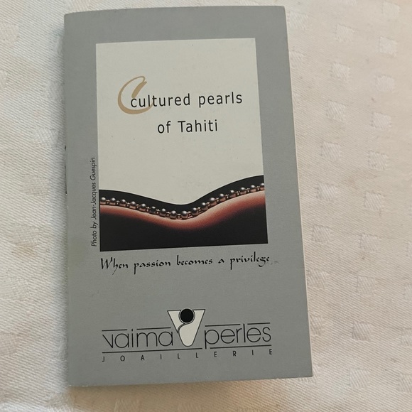 VAIMA PERLES Tahitian Black Pearl / Sterling Silver Chocker and Bracelet Set - Picture 4 of 4